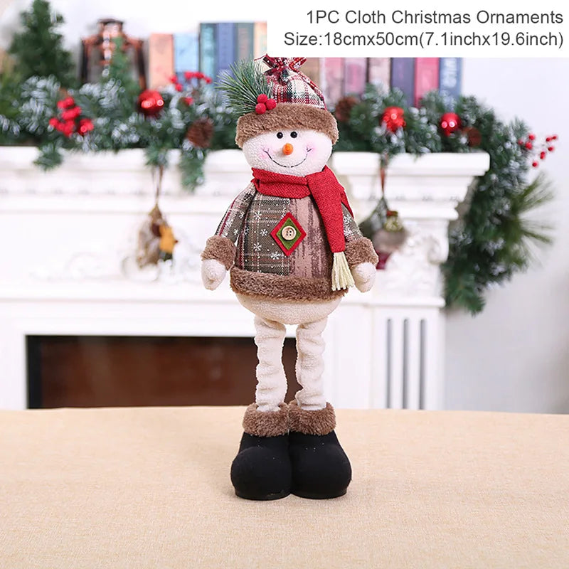 Holiday Santa Table Doll – Festive Christmas Decor Figurine