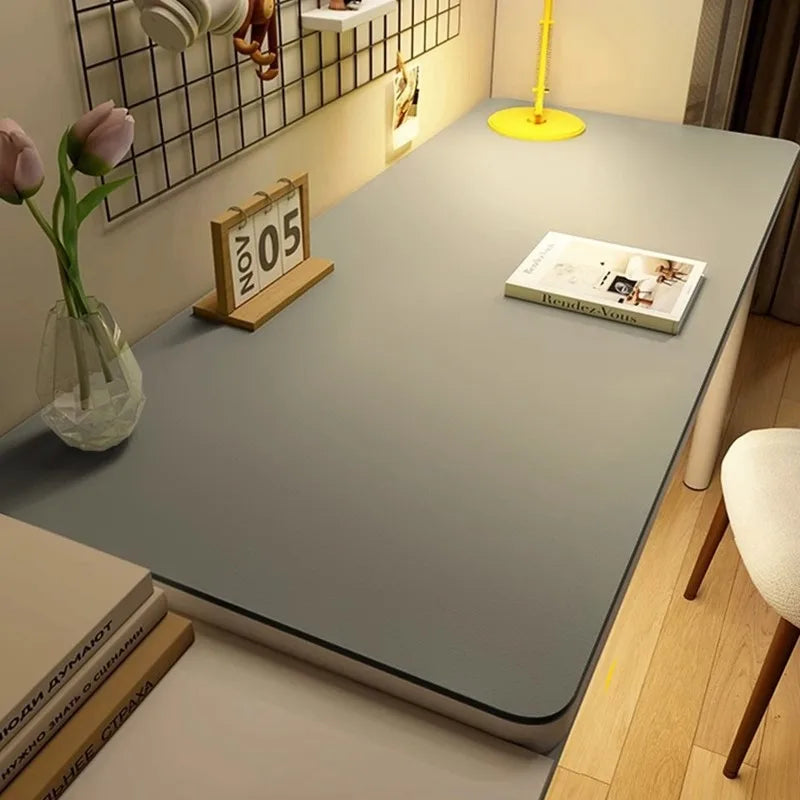 Waterproof PU Leather Desk Mat – Anti-Slip Mouse Pad & Desk Protector