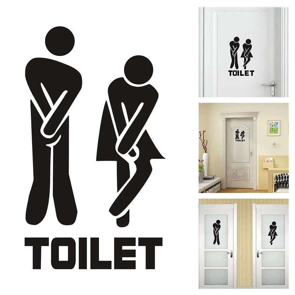 Funny Bathroom Wall Sticker