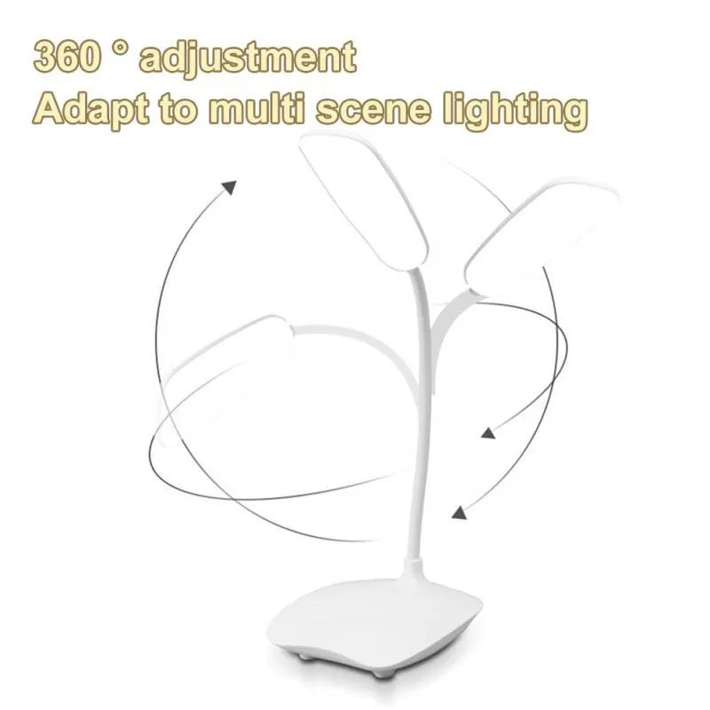 LED USB Rechargeable Desk Lamp – Eye-Protection Study Light