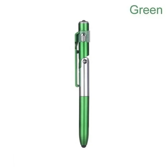 4-in-1 Multifunction Pen – LED Light, Phone Stand & Stylus