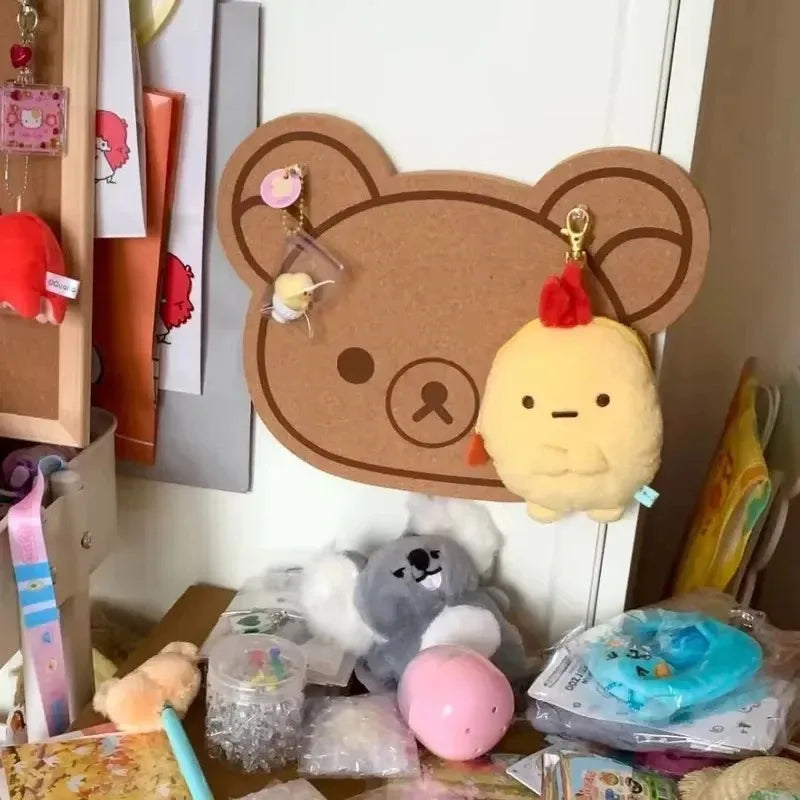 Rilakkuma Cartoon Felt Memo Board – Kids Room Wall Decor