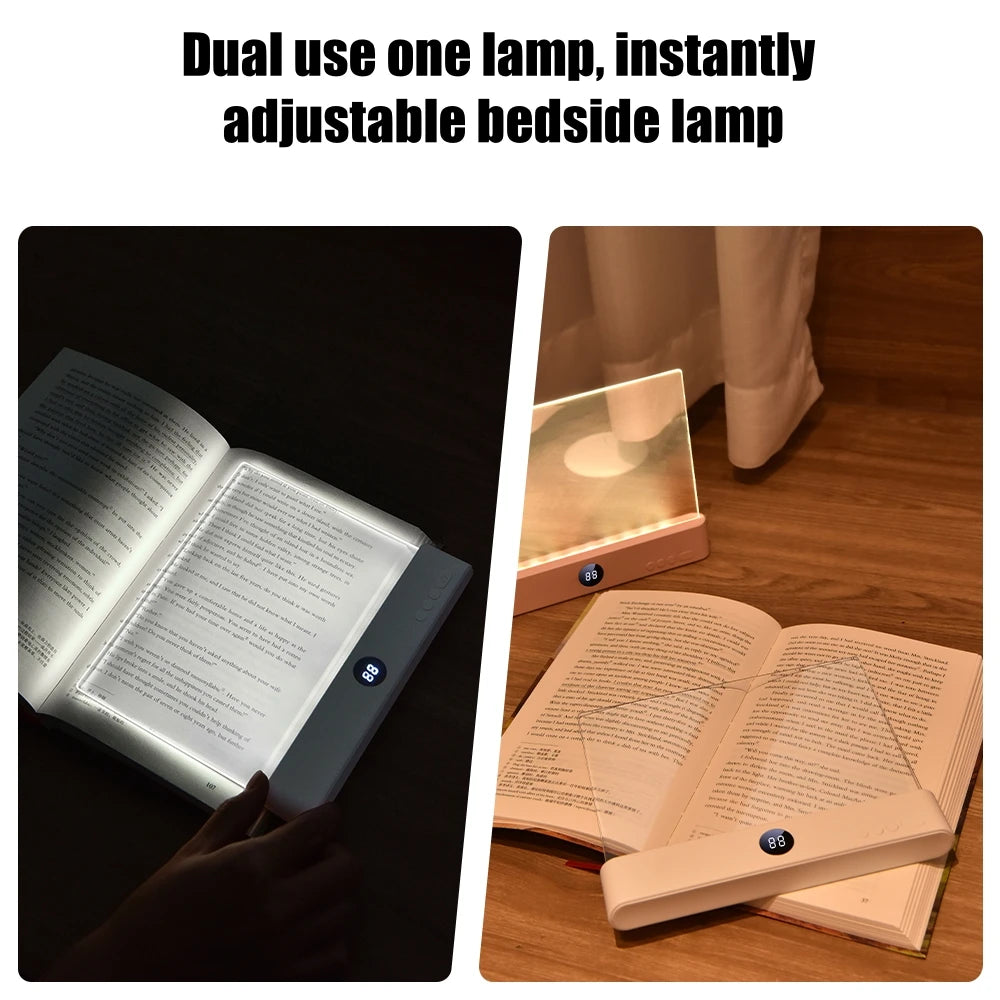 LED Eye-Protection Flat Panel Reading Light – USB Book Lamp