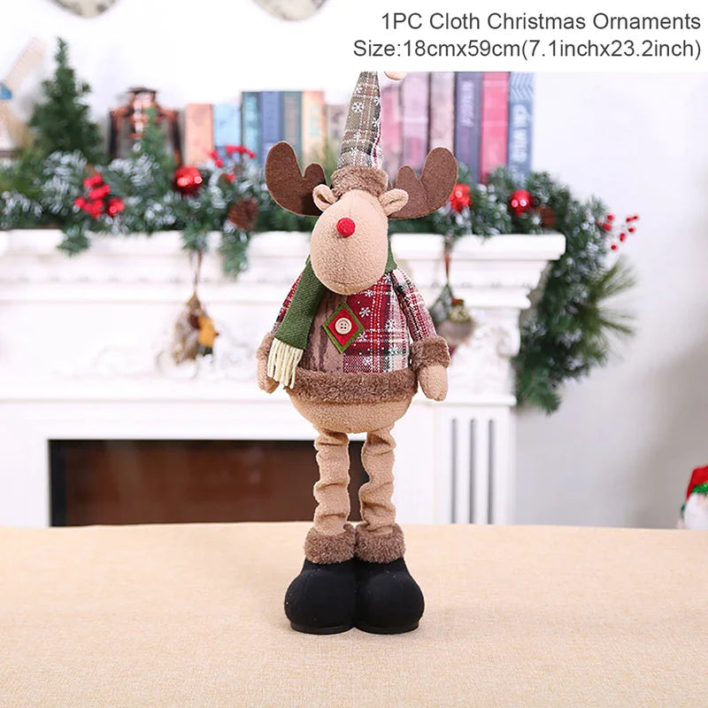 Holiday Santa Table Doll – Festive Christmas Decor Figurine