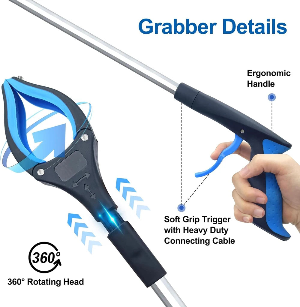 Foldable Grabber Reacher Tool – Extendable Pick-Up Aid