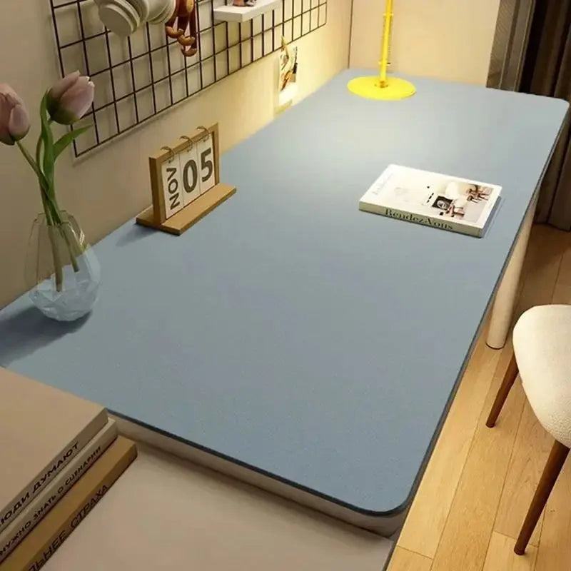 Waterproof PU Leather Desk Mat – Anti-Slip Mouse Pad & Desk Protector