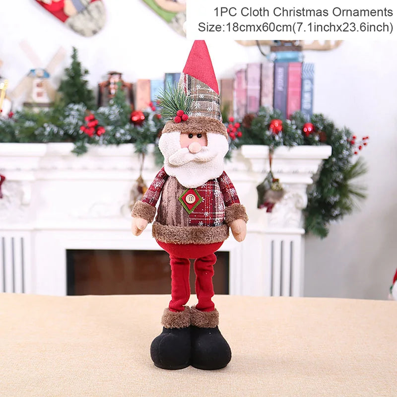 Holiday Santa Table Doll – Festive Christmas Decor Figurine