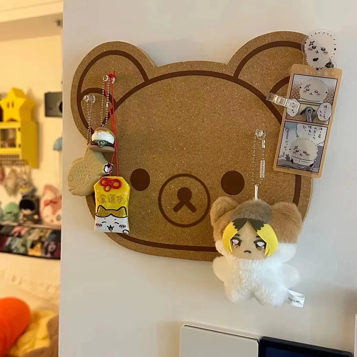Rilakkuma Cartoon Felt Memo Board – Kids Room Wall Decor