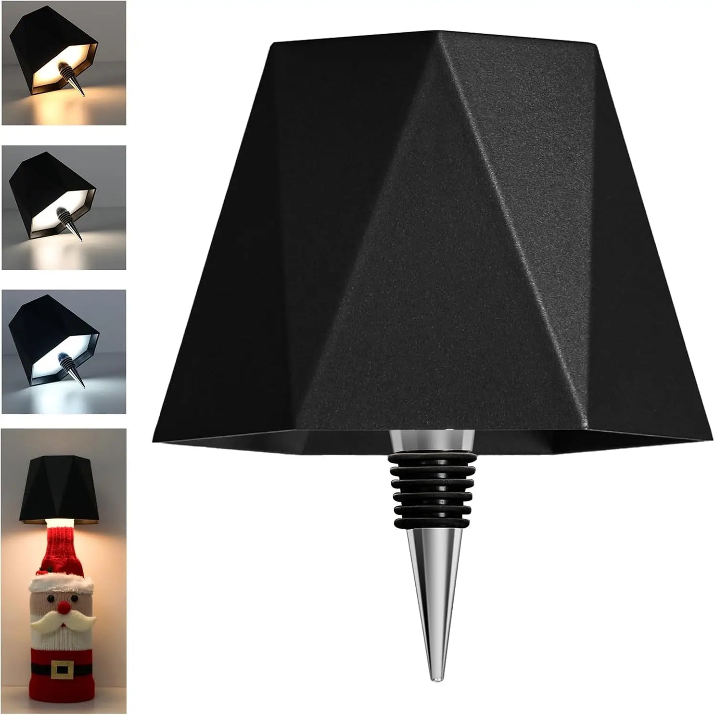 Wireless Rechargeable Bottle Table Lamp – Touch Dimming Mood Light