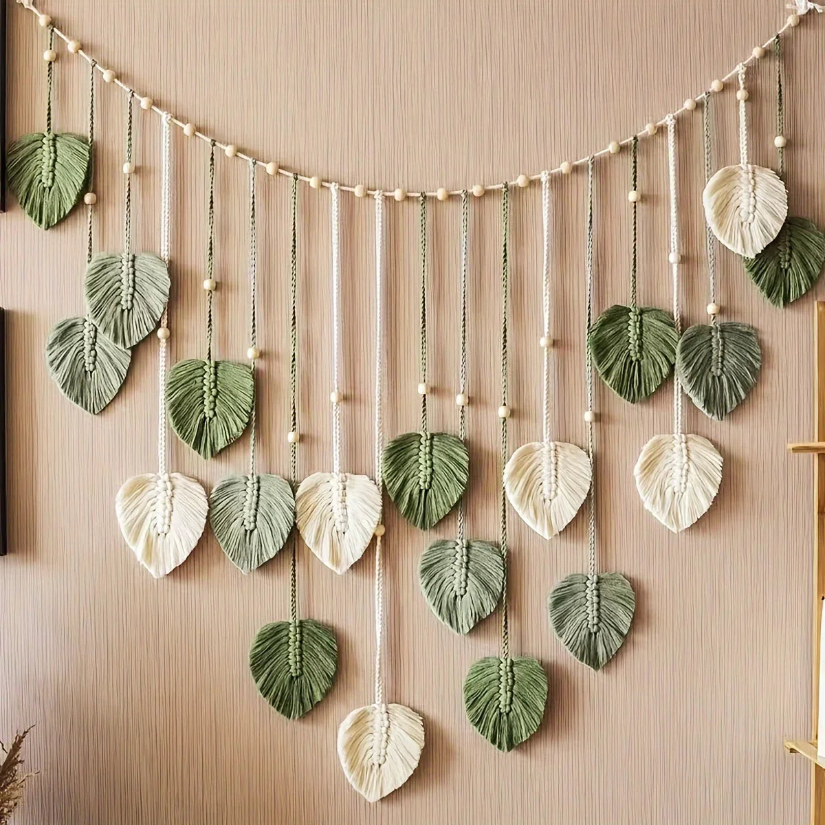 Boho Leaf Wall Hanging Decor
