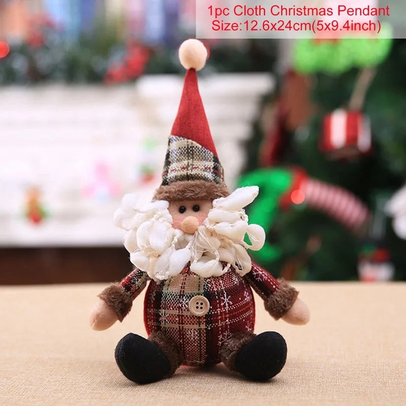 Holiday Santa Table Doll – Festive Christmas Decor Figurine