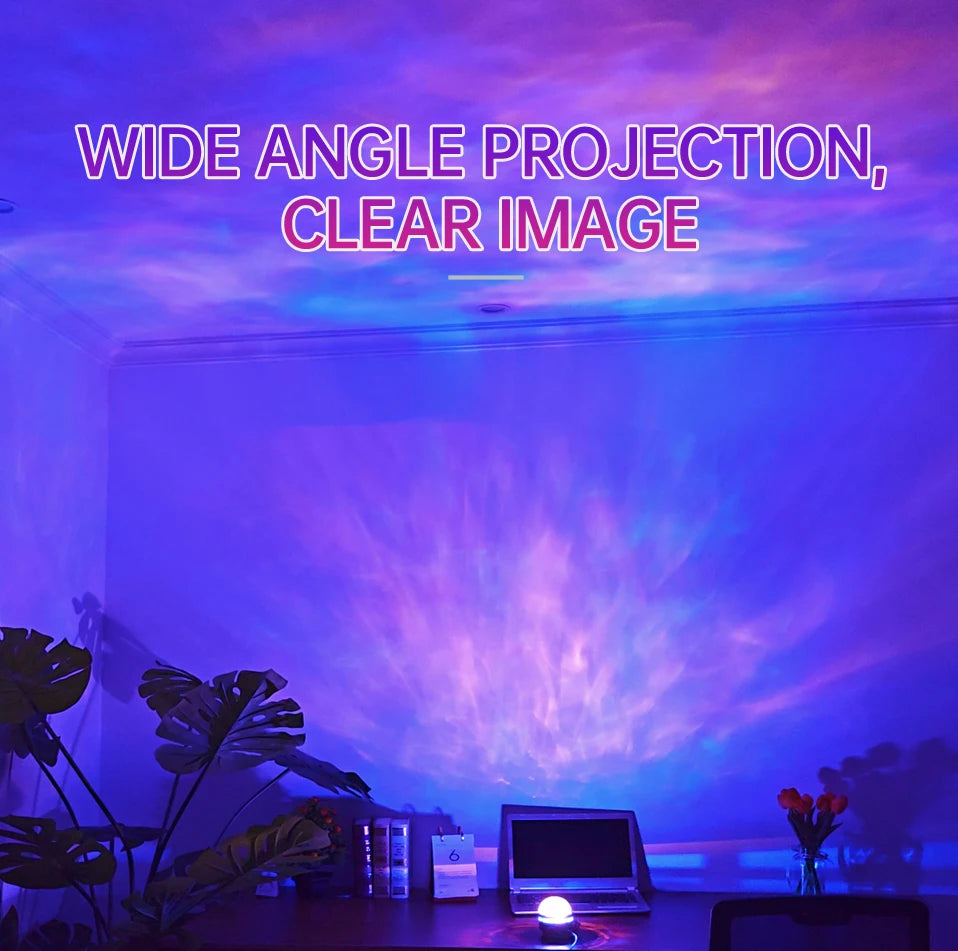 Galaxy Projector Night Light – 7-Mode LED Star & Aurora Lamp