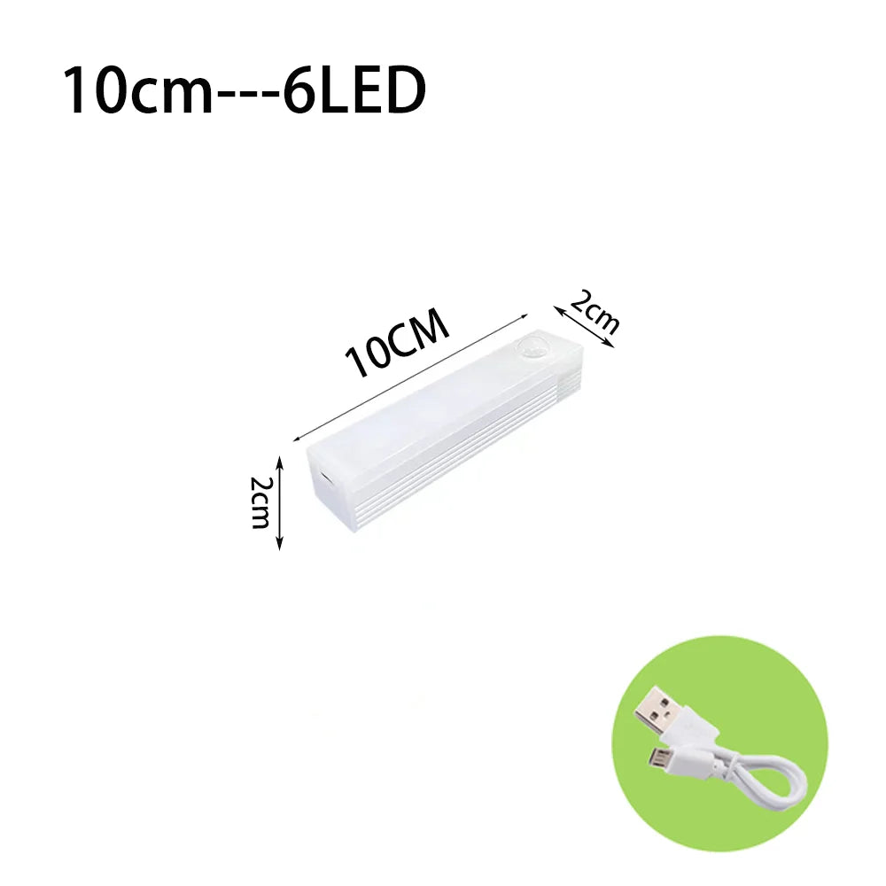 Wireless LED Motion Sensor Night Light – Auto On/Off Strip Light