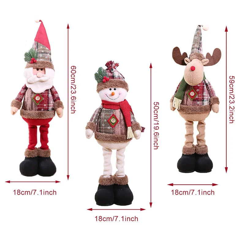 Holiday Santa Table Doll – Festive Christmas Decor Figurine