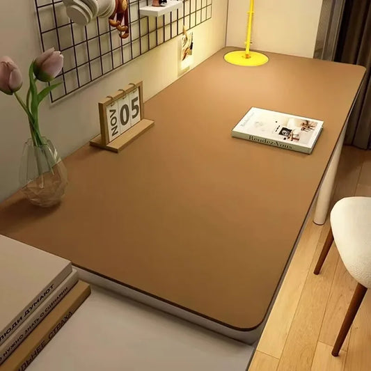 Waterproof PU Leather Desk Mat – Anti-Slip Mouse Pad & Desk Protector