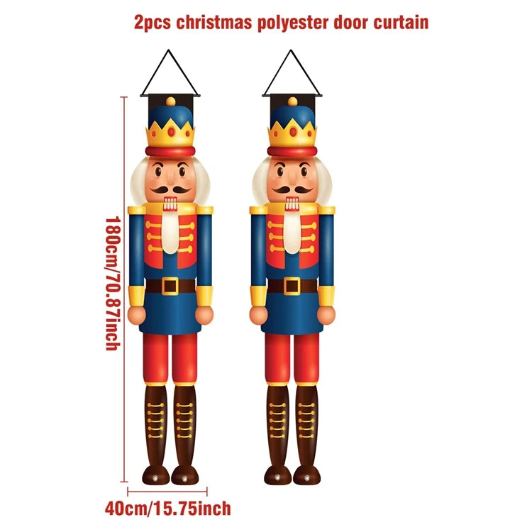 Christmas Door Banner Set – Festive Holiday Hanging Decoration