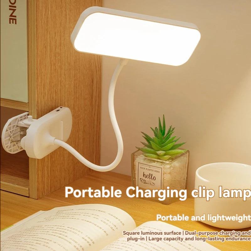 Clip-On LED USB Desk Lamp – Flexible Reading Light for Desk & Bed