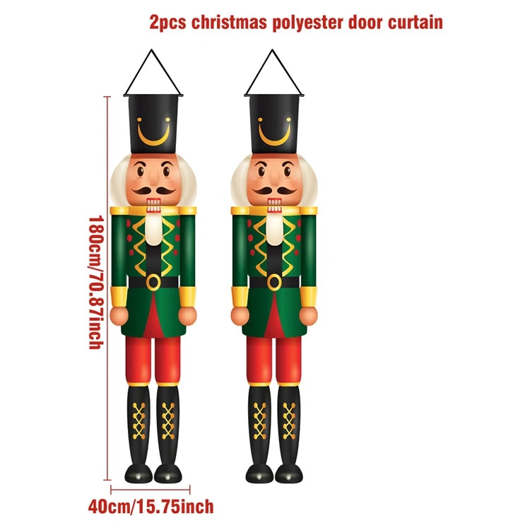 Christmas Door Banner Set – Festive Holiday Hanging Decoration