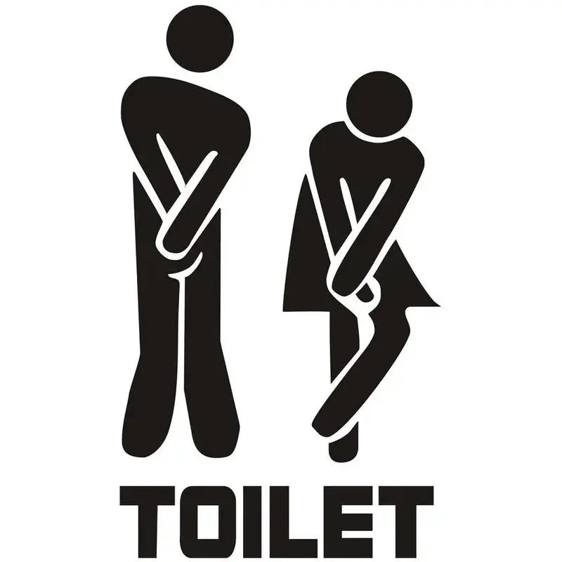 Funny Bathroom Wall Sticker